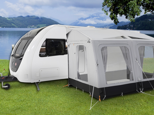 Dometic Rally Air Tour 200 S aufblasbares statisches Vorzelt für Wohnwagen und Wohnmobile 2 Meter - Aufblasbare Vorzelte