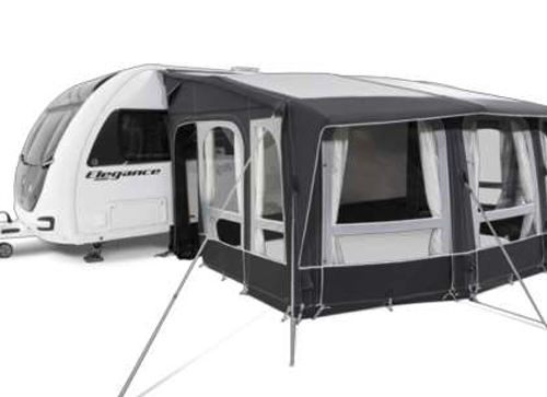 Dometic Ace AIR All-Season 400 S Aufblasbares statisches Vorzelt Anbauhöhe 235 - 265 cm Breite 4 m - Teilvorzelte