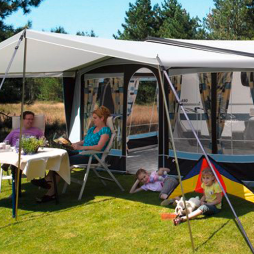 Walker Castel Seitenwand mit Fenster WS-1 - Reisemobil- & Busvorzelte