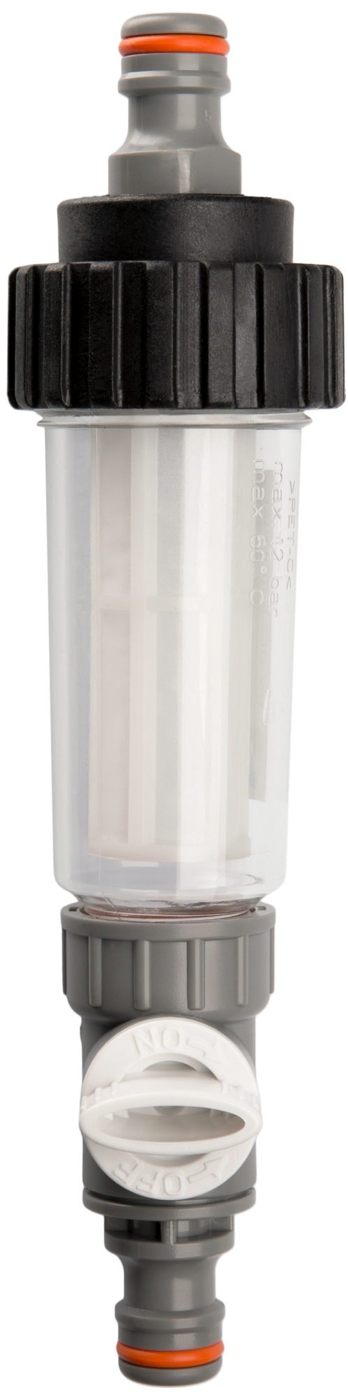 TW-DES Economy Befüllfilter 1/2 Zoll ohne Wasseruhr mit Absperrhahn und Feinfilter für Wassertanks - Adapter & Anschlüsse