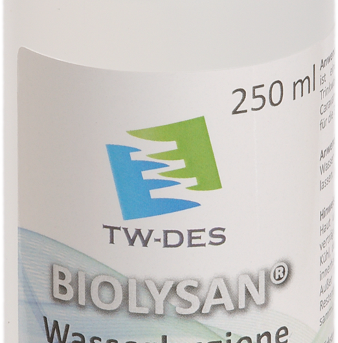 TW-DES Biolysan Wasserhygiene 250 ml für Trinkwasserdesinfektion bis 1000 Liter - Trinkwasseraufbereitung