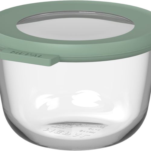 Mepal Cirqula Frischhaltedose aus Borosilikatglas mit luftdichtem Deckel 500 ml nordic saga - Lebensmittelbehälter / Vorratsdosen