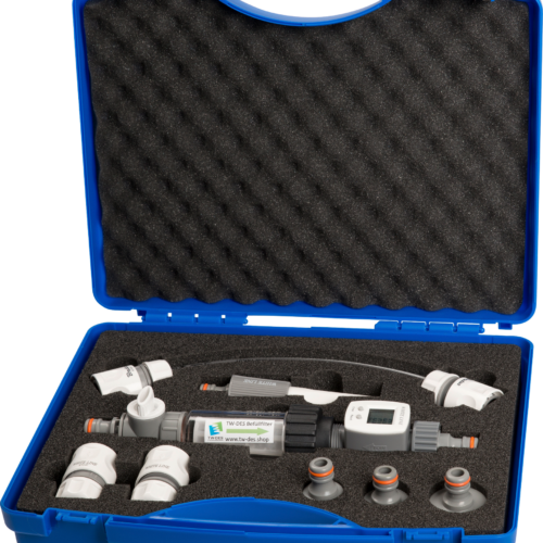 TW-DES Wasserkoffer Befüllset mit Wasserfilter, Wasseruhr und Zubehör für Wassertanks - Wasserversorgung Ersatzteile  und Zubehör