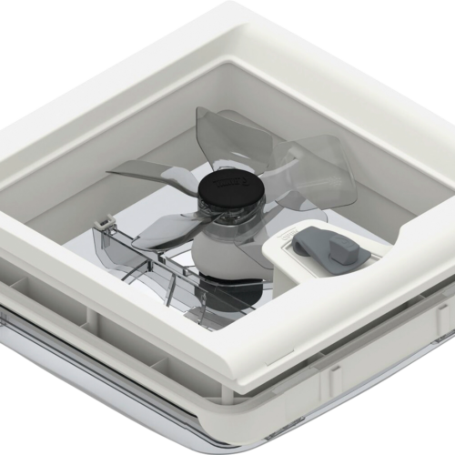 Fiamma Kit Turbo Vent 28F Nachrüstset Lüfter für Vent 28F 12 V 25 W - Ersatzteile Fiamma Dachhauben