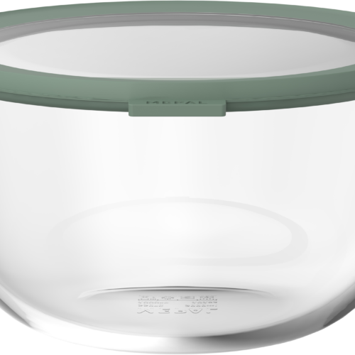 Mepal Cirqula Frischhaltedose aus Borosilikatglas mit luftdichtem Deckel 3000 ml nordic saga - Lebensmittelbehälter / Vorratsdosen