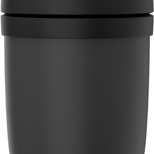 Mepal Ellipse Lunchpot XL mit zwei getrennten Fächern und auslaufsicher 750 ml und 300 ml nordic black - Lebensmittelbehälter / Vorratsdosen