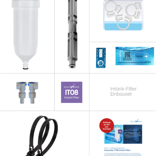 Bluuwater IT08 Einbauset Intank Filter 6.000 Liter - Trinkwasseraufbereitung