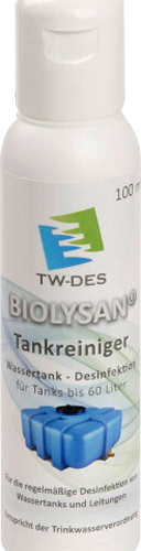 TW-DES Biolysan Tankreiniger 100 ml für Wassertanks bis 60 Liter - Trinkwasseraufbereitung