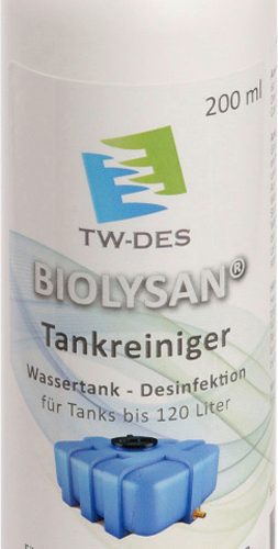 TW-DES Biolysan Tankreiniger 200 ml für Wassertanks bis 120 Liter - Trinkwasseraufbereitung