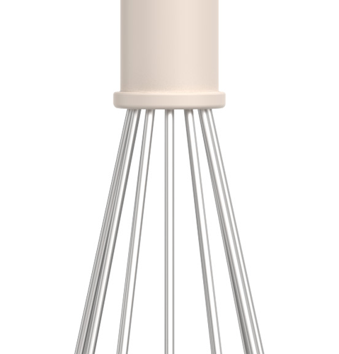 Mepal Chef It Edelstahl Schneebesen aus Polypropylen mit ergonomischem Griff 30 cm chalk - Kochbesteck