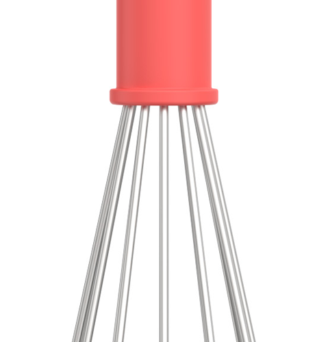 Mepal Chef It Edelstahl Schneebesen aus Polypropylen mit ergonomischem Griff 30 cm coral - Kochbesteck