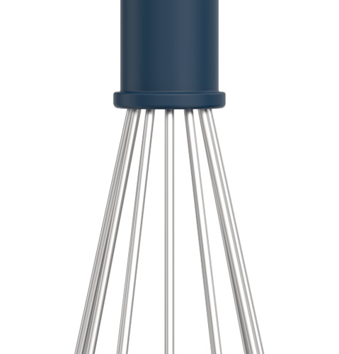 Mepal Chef It Edelstahl Schneebesen aus Polypropylen mit ergonomischem Griff 30 cm navy - Kochbesteck