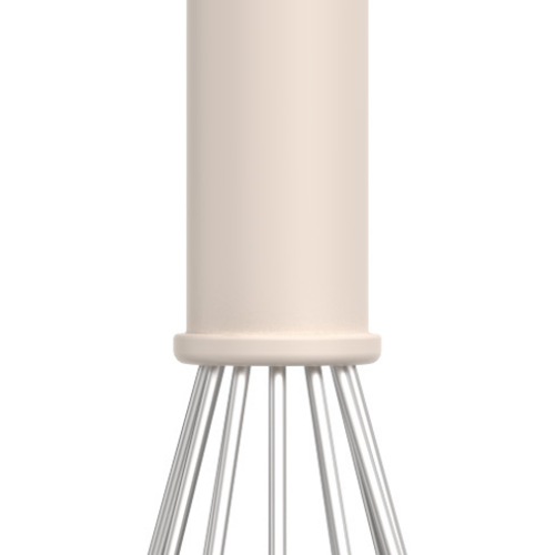 Mepal Chef It Edelstahl Schneebesen aus Polypropylen mit ergonomischem Griff 25 cm chalk - Kochbesteck