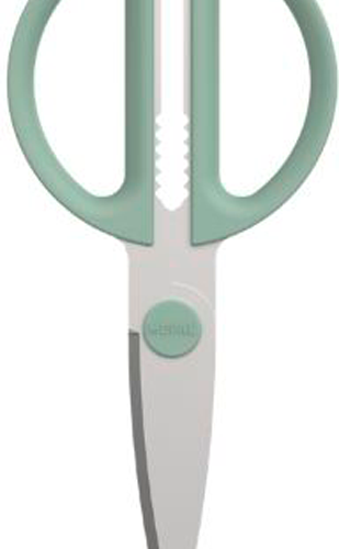 Mepal Chef It Küchenschere aus Polypropylen mit integriertem Nussknacker und ergonomischem Griff nordic sage - Kochbesteck
