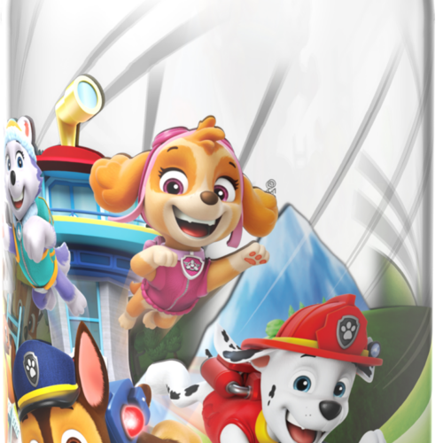 Mepal Campus Kinder-Trinkflasche mit Klappdeckel auslaufsicher 600 ml Paw Patrol Pups - Trinkflaschen