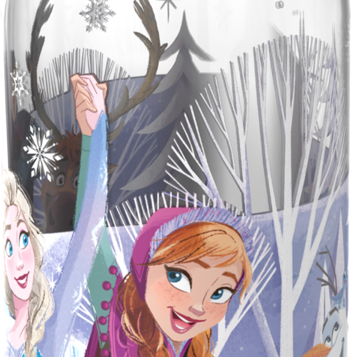 Mepal Campus Kinder-Trinkflasche mit Klappdeckel auslaufsicher 600 ml Frozen Friends - Trinkflaschen