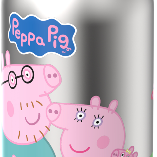 Mepal Campus Edelstahl Trinkflasche mit Klappdeckel auslaufsicher 600 ml Peppa Pig - Isolierflaschen & Isobehälter