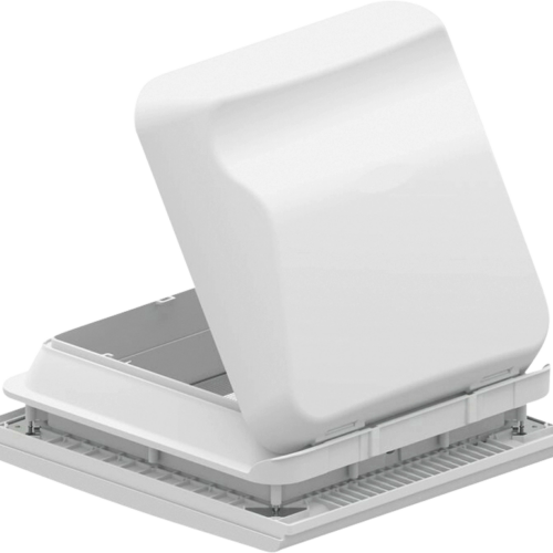 Fiamma Vent 28F Dachhaube 28 x 28 cm ohne Ventilator White - Dachhauben