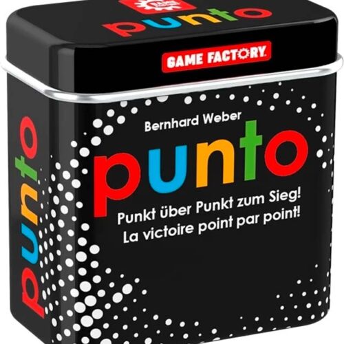 Game Factory Punto Kartenspiel Schnelles Strategiespiel für 2-4 Spieler ab 7 Jahren - Spielsachen