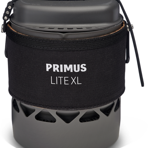Primus Lite XL Pot II Campingtopf 1.0 Liter aus Aluminium mit Wärmetauscher und Isolierhülle 3-teilig - Camping-Töpfe