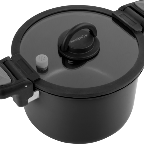 Brunner Quickpot Schnellkochtopf 2-teilig energiesparend Ø 22 cm grau - Camping-Töpfe
