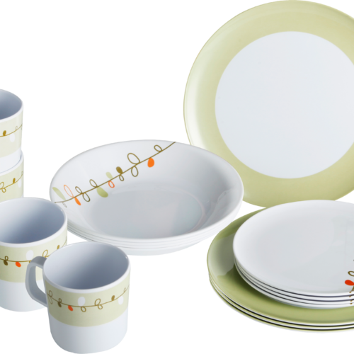 Brunner Esprit Geschirrset 16-teilig rutschhemmend BPA-frei und unzerbrechlich - Kunststoff und Melamin Geschirr-Sets
