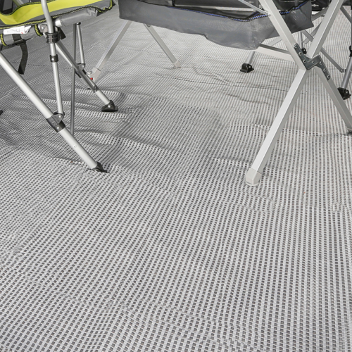 Brunner Kinetic 600 Zeltteppich robust 3 x 4 m grau - Vorzeltteppich & Zeltboden