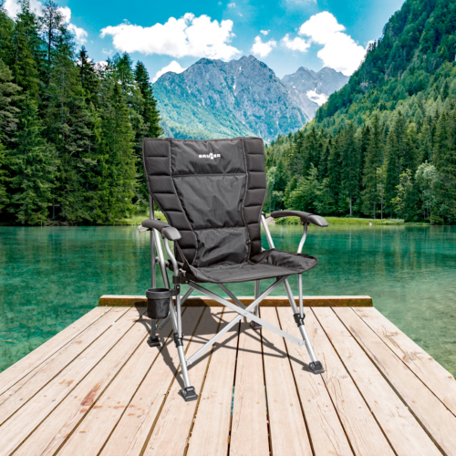 Brunner Raptor NG 2.0 Faltstuhl 51 x 44 x 48/90 cm grau - Faltstühle