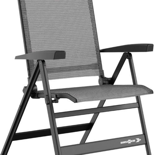 Brunner Travelounger Air M Campingstuhl klappbar grau - Klappstühle