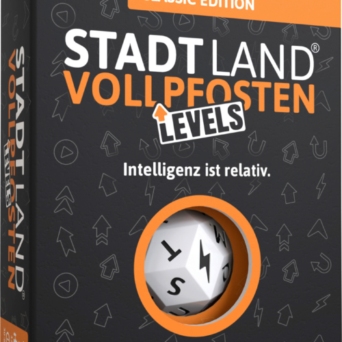 Denkriesen Stadt Land Vollpfosten Levels Classic Edition Kartenspiel 4 Level Wortspiel - Spielsachen
