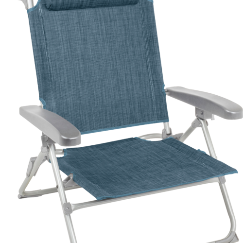 Brunner Endless Beach Strandstuhl stufenlos verstellbar grau 50 x 44 x 34 / 95 cm - Strandstühle