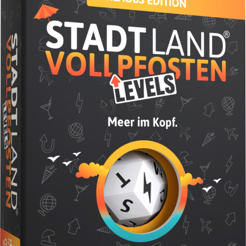 Denkriesen Stadt Land Vollpfosten Levels Urlaubs Edition Kartenspiel 4 Level Wortspiel - Spielsachen