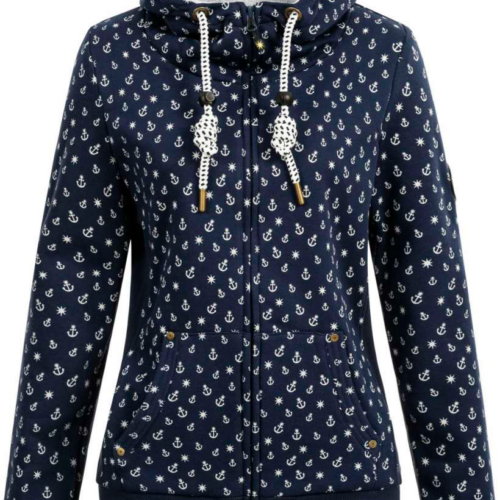 Ankerglut Ankerglutfreundschaft Damen Sweatjacke dunkelblau 52 - Damenjacken