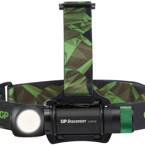 GP Batteries CH35 Multifunktions-Stirnlampe 600 Lumen mit USB-Ladefunktion - Stirnlampen