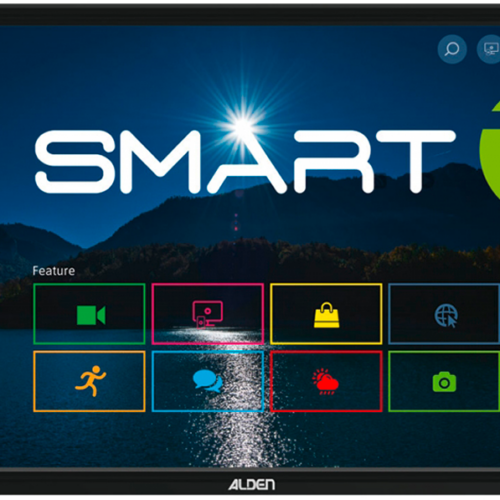 Alden Smartwide Camping LED Fernseher 19 Zoll mit Triple-Tuner und 12 V - Fernseher