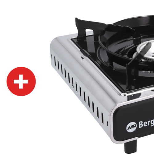 Berger Stromboli Kartuschenkocher 2,2 kW mit Koffer inkl. 4 x 227 g Enders Gaskartuschen - Kartuschenkocher
