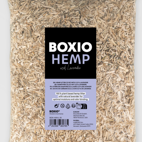 Boxio Hanfstreu für Trenntoilette 5,6 Liter Lavendel - Toilettenbeutel & Toilettenzubehör
