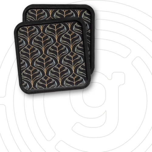Gelmags Nano-Gel-Untersetzer 2.0 eckig 9 x 9 cm 2-teilig Elegance - Halterungen und Befestigungen