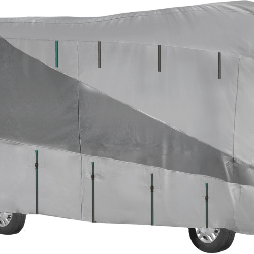 Brunner Camper Cover Polycoat 650 – 700 cm Wohnmobil-Schutzhülle wasserdicht und atmungsaktiv mit Belüftung 7,00 x 2,40 x 2,70 Meter grau - Wohnmobil-Schutzhüllen