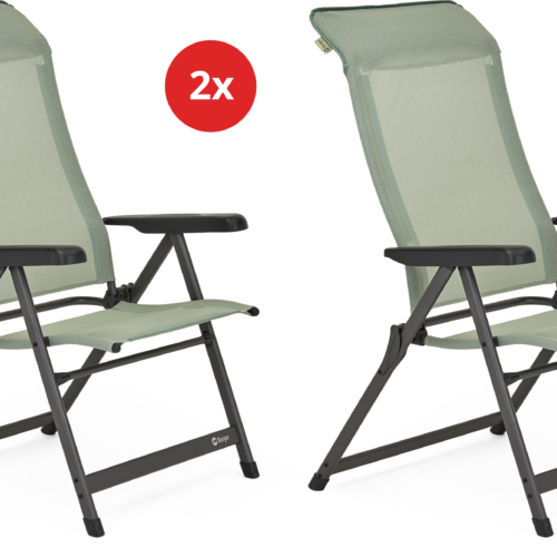 Berger Iseo Luxus XL Grün 2er-Set - Klappstühle
