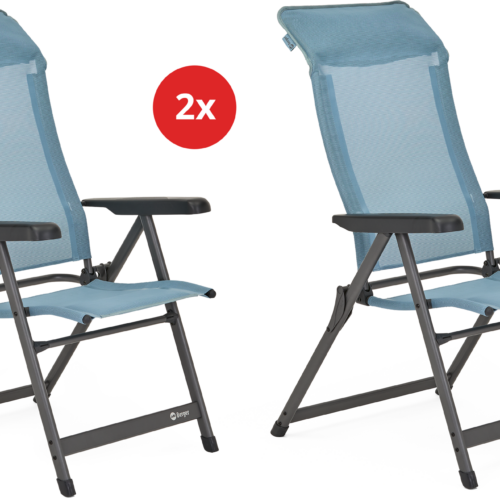 Berger Iseo Luxus Blau 2er-Set - Klappstühle