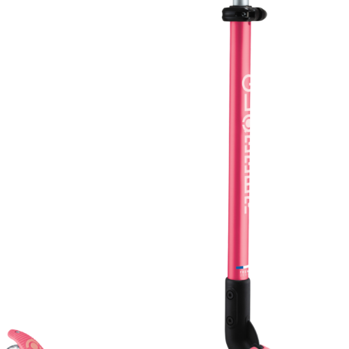 Globber Elite Lights Glow Dreirad Scooter höhenverstellbar mit LED Leuchtrollen pastellrosa - E-Bikes, Scooter & Zubehör