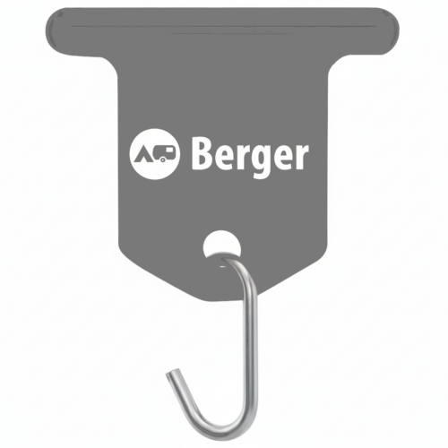 Berger Markisenhaken grau, 6er-Pack - Weiteres Markisenzubehör