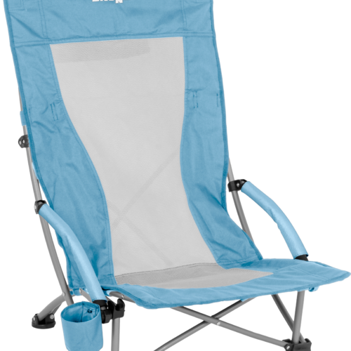 Brunner Cuba Highback Strandstuhl 59 x 76,5 x 42 / 85 cm blau - Strandstühle