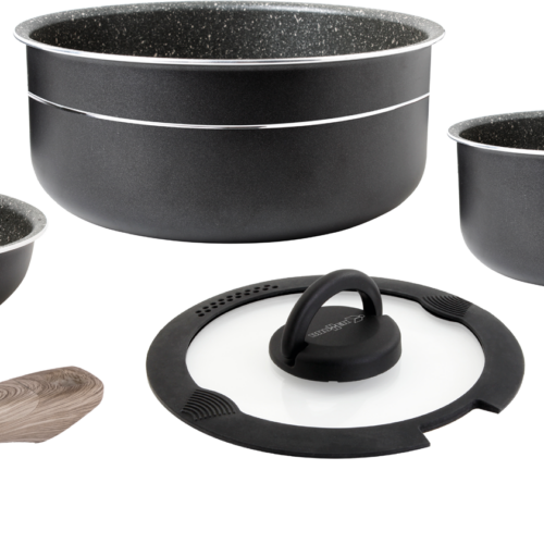 Brunner Pirate Spacemaster Mini Topfset Aluminium inkl. Tragetasche 6-teilig - Kochgeschirr-Sets