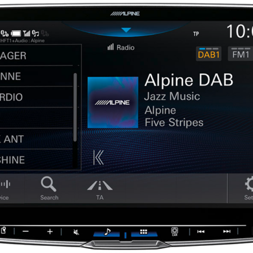 Alpine iLX-F115DU Halo11 Autoradio 11 Zoll Touchscreen für Fiat Ducato III, Peugeot Boxer II, Citroen Jumper II & Opel Movano III - Navi- & Moniceiver