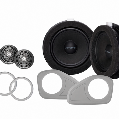 Alpine SPC-106TRA7 Lautsprechersystem 2-Wege 180 W für Ford Transit 7, Transit 7 Custom, Transit 7 Custom Nugget und Tourneo 7 Custom - Lautsprecher
