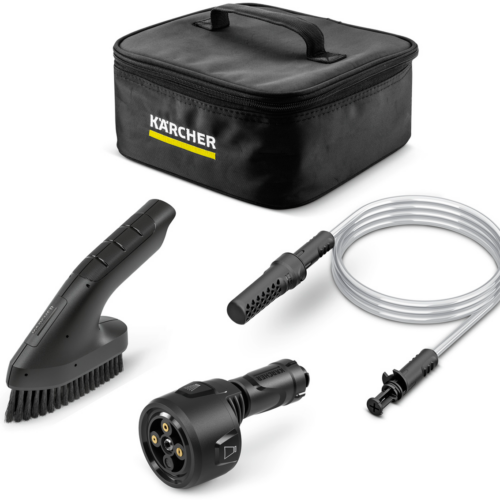 Kärcher OC Druckreiniger Zubehörtasche Adventure inklusive Ansaugschlauch, Schrubbbürste, 4-in-1 Multi Jet - Gartengeräte