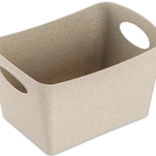 Koziol Boxxx S Aufbewahrungsbox 1 Liter recycled desert sand beige - Aufbewahrungs- & Transportbehälter
