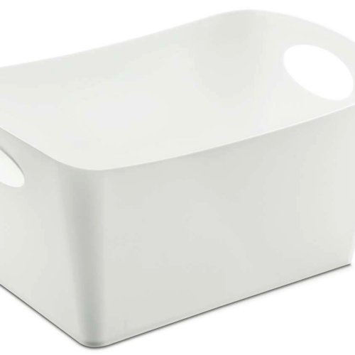 Koziol BOXXX M Aufbewahrungsbox 3,5 Liter recycled white - Aufbewahrungs- & Transportbehälter